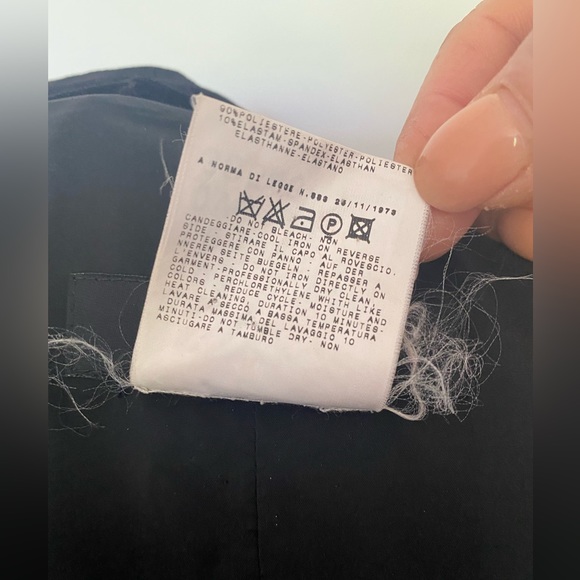 Versace 100% linen/wool blend coat - Picture 10 of 15